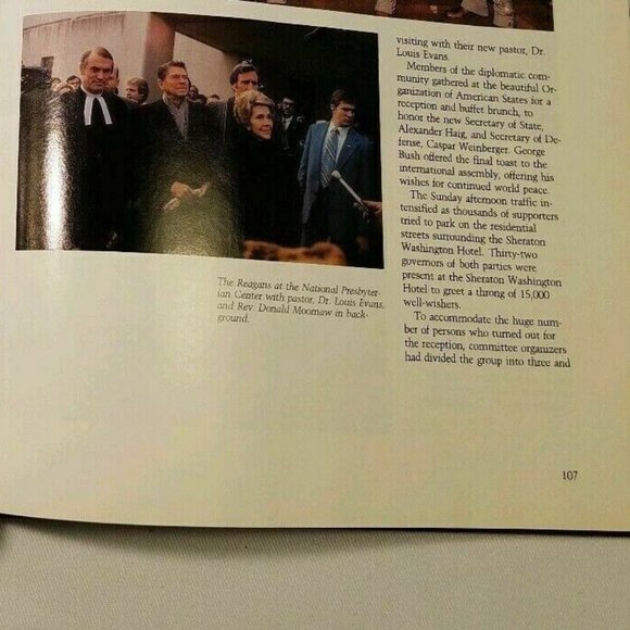 A Great New Beginning, The 1981 Inaugural Story Reagan / Bush Commemorative Book - Picture 8 of 12